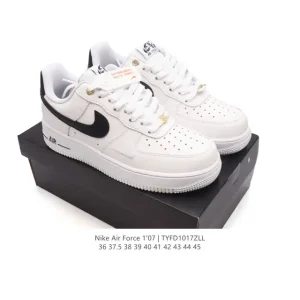 Nike Air Force 1 '07 Low FV3616 White Leather Casual Sneakers
