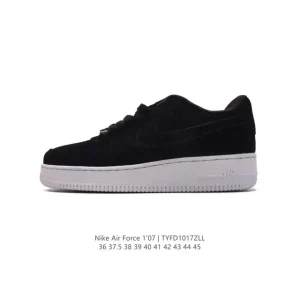 Nike Air Force 1 '07 Low White Leather Casual Sneakers for Men and Women