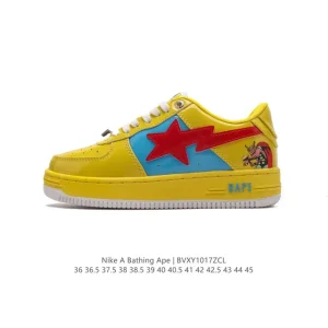 BAPE x Nike Air Force 1 Low Camo Sneakers for Men and Women