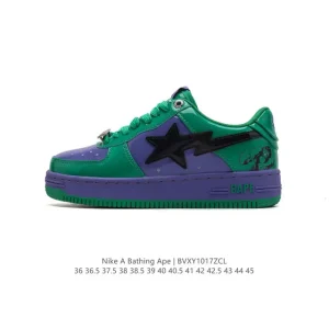 BAPE x Nike Air Force 1 Sta Low Camo Sneakers