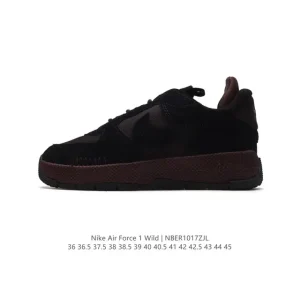 Nike Air Force 1 Wild Low Top Outdoor Hiking Sneakers with Thick Sole