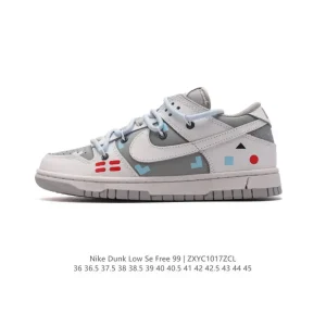 Nike Dunk Low SE Free 99 GS Vintage Sneakers Chicago Deconstructed