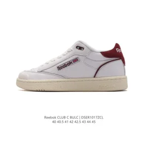 Reebok Club C BULC Men's Classic Leather Retro Sneakers Y2K Style