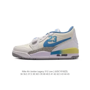 Jordan Legacy 312 Low Men's Basketball Shoes - Leather Upper & Air Cushion