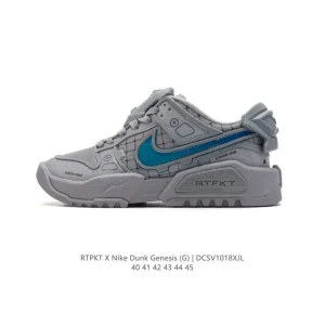 Nike RTFKT Dunk Genesis Ghost 3D Printed Low Top Sneakers