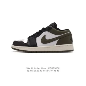 Jordan AJ1 Low Retro Basketball Shoes with Air Cushioning