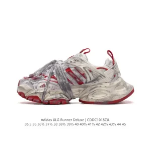 Adidas XLG Runner Deluxe Distressed Vintage Style Sneakers