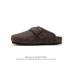 Birkenstock Boston VL Fur Lined Clog with Cork Footbed and EVA Sole