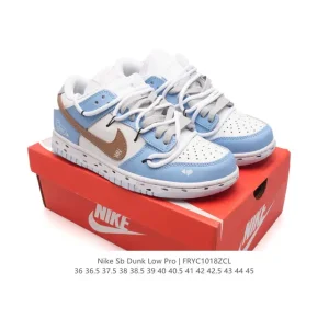 Nike Dunk Low Deconstructed Sneakers with Dual Laces for Men and Women