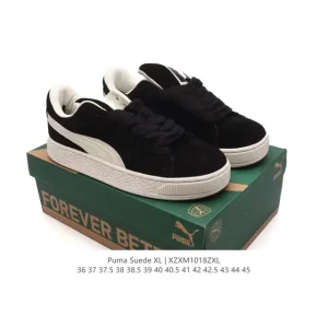 PUMA Suede XL Low Top Retro White Sneakers Thick Sole Comfort Shoes