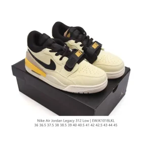 Jordan Legacy 312 Low Men's Basketball Shoes Black White