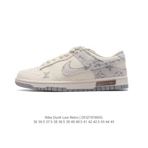 Nike Dunk Low Retro Vintage Basketball and Skateboarding Shoes