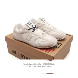 Miu Miu x New Balance 530 SL Retro Running Shoes Brown Suede