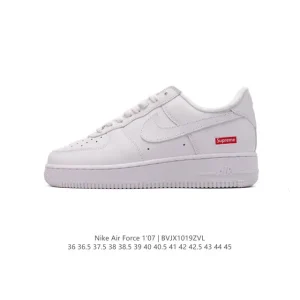 Nike Air Force 1 '07 Low White Leather Casual Sneakers