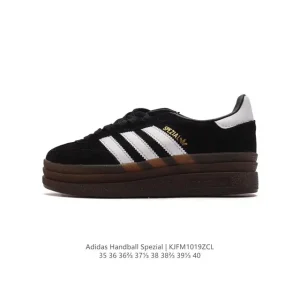 Adidas Handball Spezial Low-Top Leather Sneakers Vintage Style