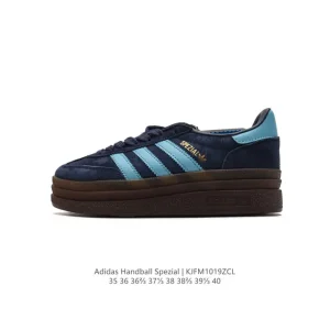 Adidas Handball Spezial Low-Top Vintage Leather Sneakers