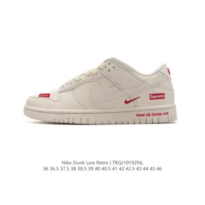 Nike Dunk Low Retro Vintage Basketball and Skateboarding Shoes