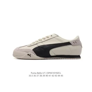 PUMA Bella UT Low Top Leather Lifestyle Shoes with SOFTFOAM+ Cushioning