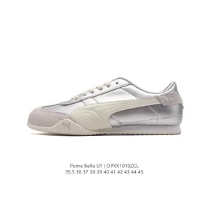 PUMA Bella UT Leather Low-Top Lifestyle Shoes with SOFTFOAM+ Cushioning
