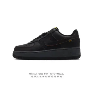 Nike Air Force 1 Low DB3301 White Leather Sneakers with Air Cushion