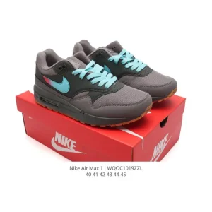 Nike Air Max 1 Leather Suede Mesh Running Shoes