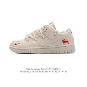 Nike Dunk Low Unisex Sneakers with Deconstructed Straps and Double Laces