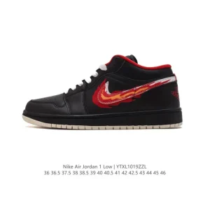 Jordan Air 1 Low Retro Classic Leather Basketball Shoes