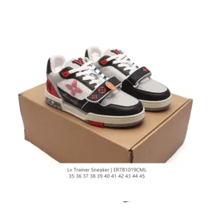 Louis Vuitton Trainer Sneaker Low Top Fashion Luxury Shoes