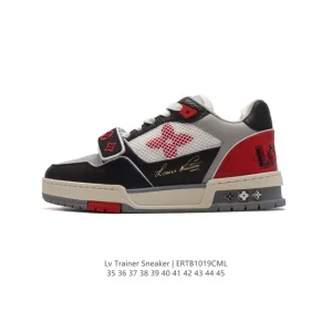 Louis Vuitton Trainer Sneaker Low Top Fashion Luxury Shoes