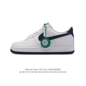 Nike Air Force 1 Low '07 White Leather Sneakers for Men and Women