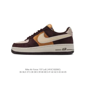 Nike Air Force 1 Low BB7877 White Leather Air Cushion Sneakers