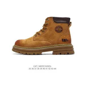 CAT Workwear Unisex Mid-Calf Boots Casual Retro Style