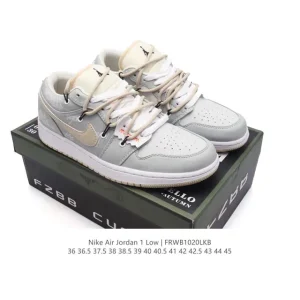 Jordan AJ1 Low Deconstructed Bandage Dual Laces Sneakers