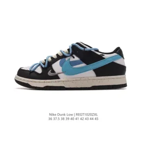 Nike Dunk Low Deconstructed Bandage Dual Laces Retro Skate Shoes