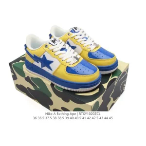 BAPE x Nike Air Force 1 Low Camo Sneakers for Men and Women