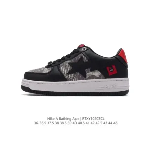 BAPE x Nike Air Force 1 Low Camo Sneakers for Men and Women