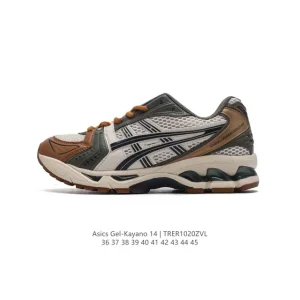 ASICS GEL-KAYANO 14 Retro Running Shoe with Metal Colorway