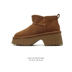 UGG Classic Mini Winter Boots for Women Wool Lined Slipper Shoes