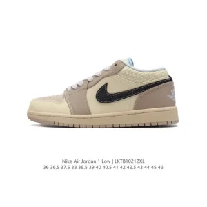 Jordan Air 1 Low Retro Classic Leather Basketball Shoes
