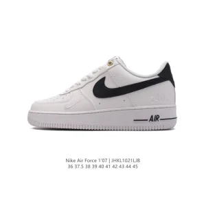 Nike Air Force 1 Low FJ4146 White Leather Casual Sneakers for Men and Women