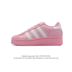 Adidas Originals Superstar XLG Low Top Platform Sneakers with Shell Toe
