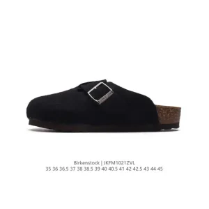 Birkenstock Boston VL Fur Lined Soft Cork Slipper Shoe