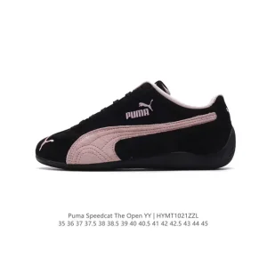 PUMA Speedcat OPEN YY Collaboration Sneaker Pink Brown Suede Mesh