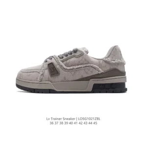 Louis Vuitton Trainer Sneaker Low Canvas Platform Shoes
