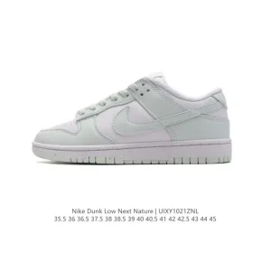 Nike SB Dunk Low DN1431-103 White Leather Skateboarding Shoes