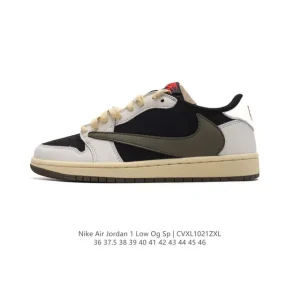 Jordan Air 1 Low SP Military Blue Reverse Swoosh Retro Sneakers