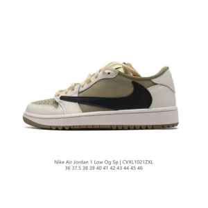 Jordan AJ1 Low OG SP Military Blue Reverse Swoosh Sneakers