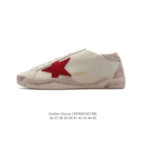 Golden Goose SStar Dirty Leather Vintage Sneakers for Men and Women