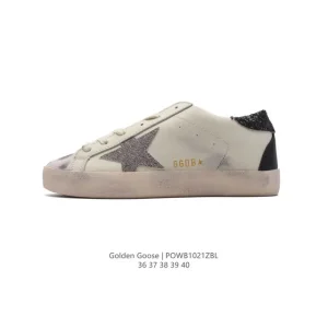 Golden Goose SStar Vintage Dirty Leather Sneakers
