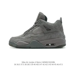 Jordan Air 4 Retro OG Black Cement Men's Basketball Shoes